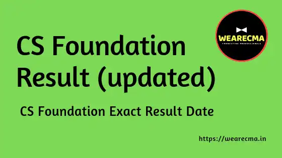 CS Foundation Result