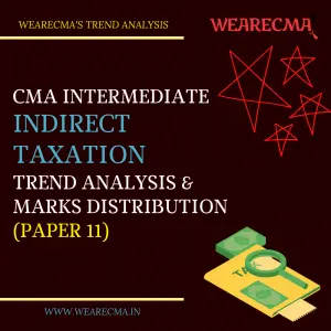 CMA Intermediate Indirect Taxation Trend Analysis