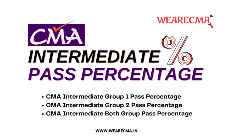 CMA Intermediate Pass Percentage and Analysis