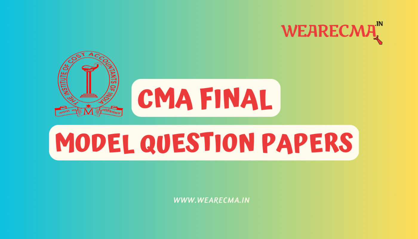 CMA Final Model Question Paper