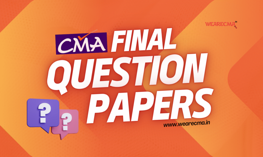 Download CMA Final Question Papers